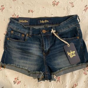 Blue jean shorts (brand new) never worn